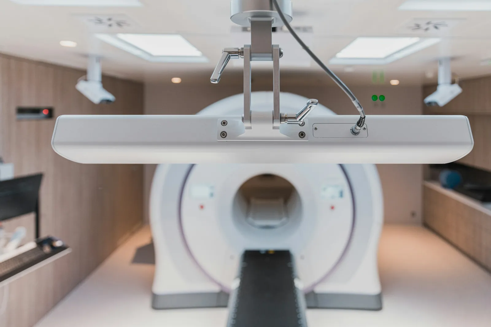 CT scanner in a treatment room